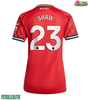 Manchester United Luke Shaw #23 Hemmatröja Kvinnor 2025-26 Kortärmad